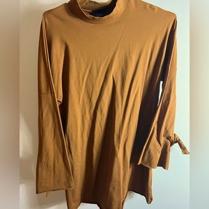 Brown long sleeve fall dress